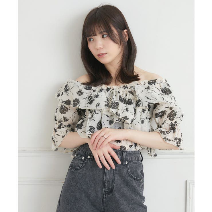 フリルオフショルBL | RETRO GIRL | 詳細画像17 