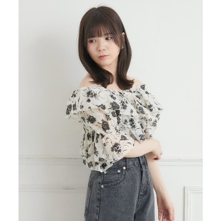 フリルオフショルBL | RETRO GIRL | 詳細画像18 