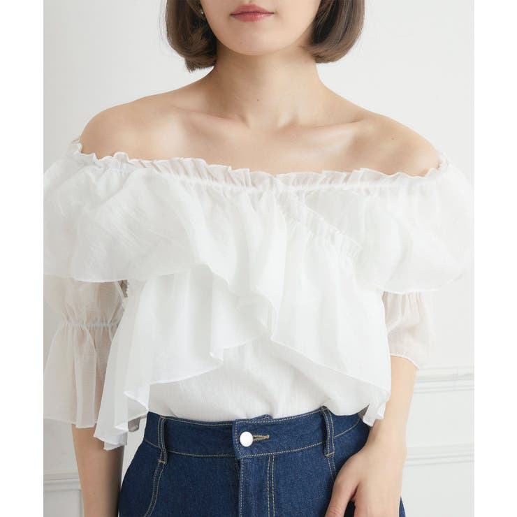 フリルオフショルBL | RETRO GIRL | 詳細画像9 