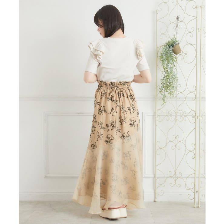 ミキオサカベ チュールフロッキースカート 新品未使用‼️ ミキオサカベ チュールフロッキースカート 新品未使用‼️