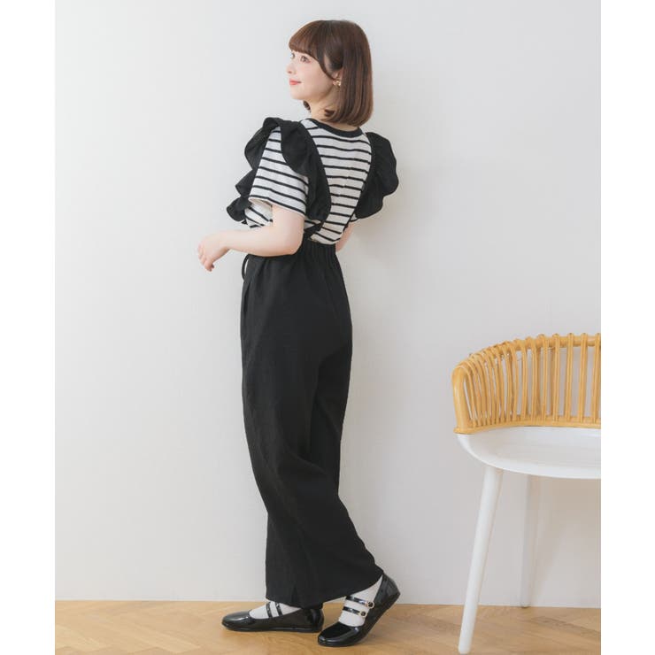 リバーズオール　フリルサロペット フリルサロペット[品番：RTGW0006829]｜RETRO GIRL（レトロ