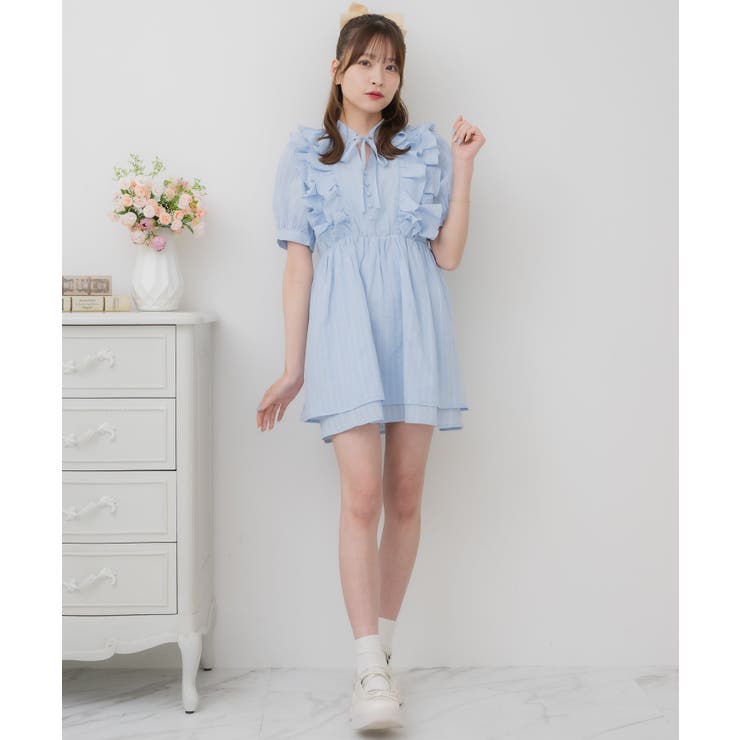 レースフリルチュニックOP | RETRO GIRL | 詳細画像4 