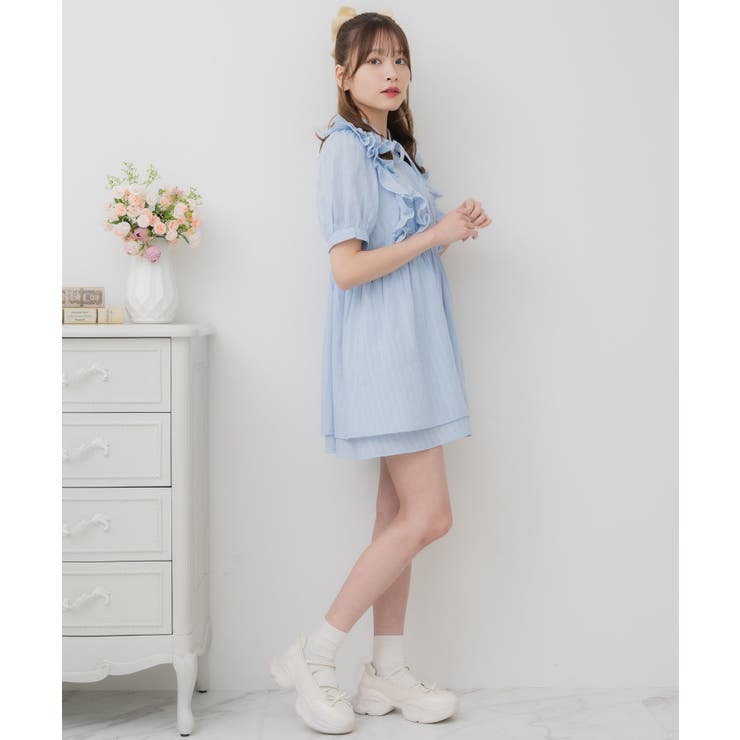 レースフリルチュニックOP | RETRO GIRL | 詳細画像5 