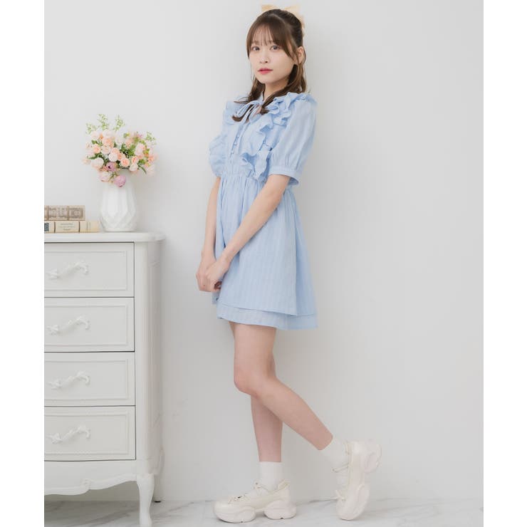 レースフリルチュニックOP | RETRO GIRL | 詳細画像6 