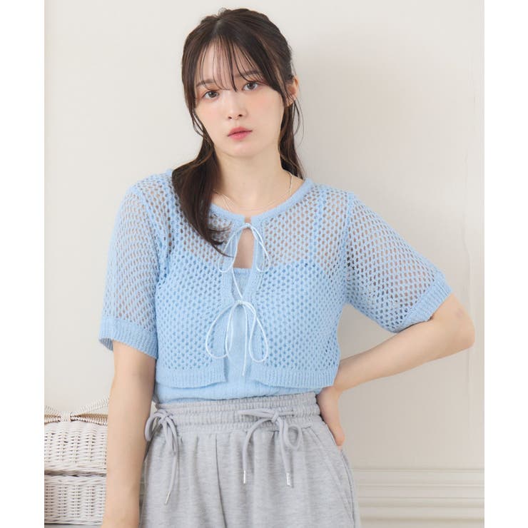 メッシュリボンカーデNTSET | RETRO GIRL | 詳細画像15 