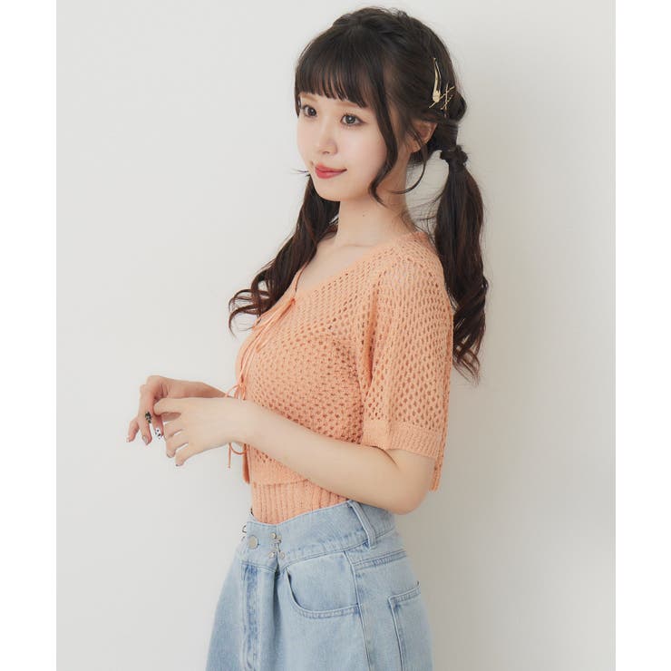 メッシュリボンカーデNTSET | RETRO GIRL | 詳細画像26 