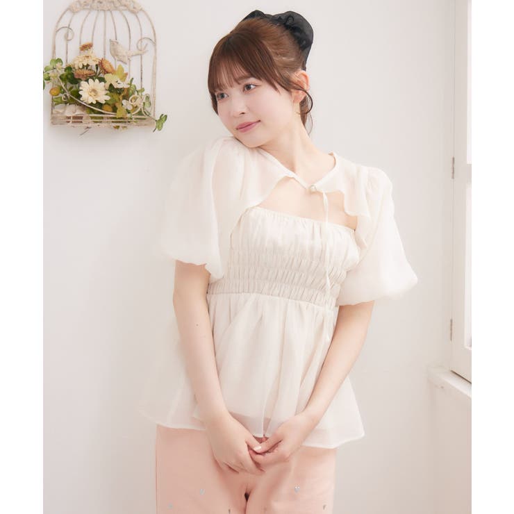 シアーキャミ＆ボレロSET | RETRO GIRL | 詳細画像7 