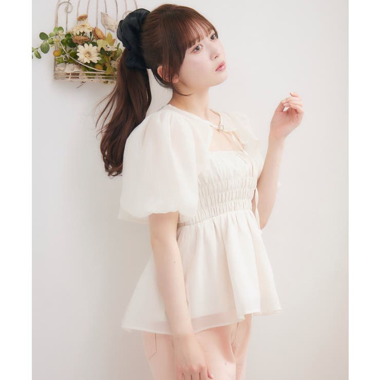 WHT4 | シアーキャミ＆ボレロSET | RETRO GIRL