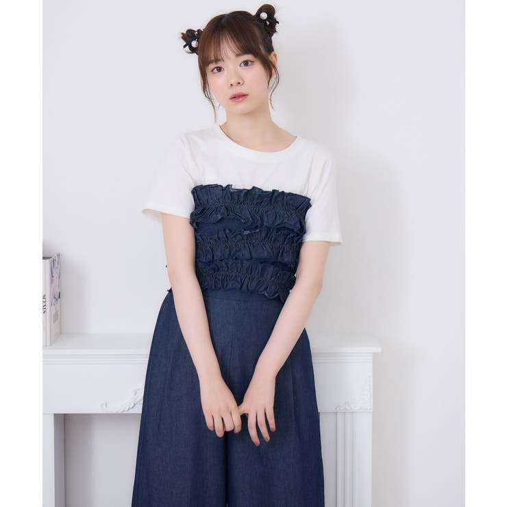 ボリュームフリルサロペット | RETRO GIRL | 詳細画像6 