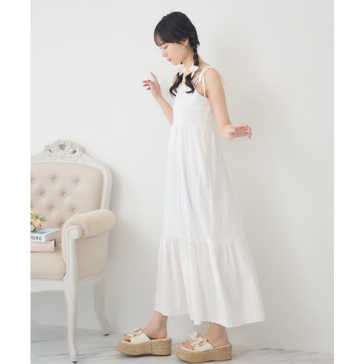 肩リボンレースキャミOP | RETRO GIRL | 詳細画像14 