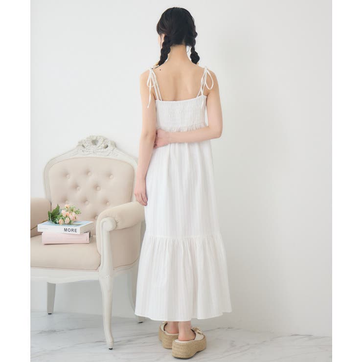 肩リボンレースキャミOP | RETRO GIRL | 詳細画像15 