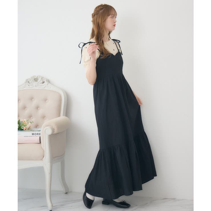 肩リボンレースキャミOP | RETRO GIRL | 詳細画像21 