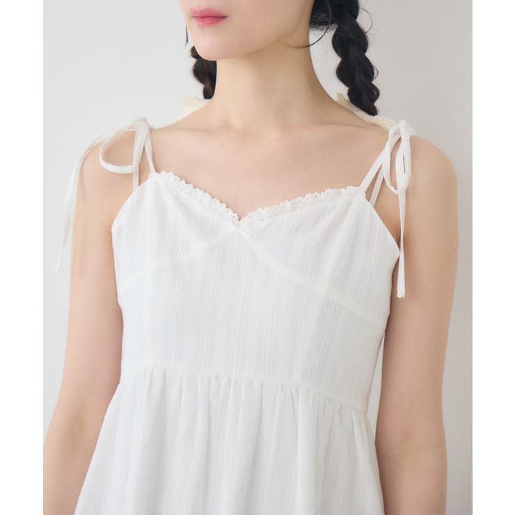 肩リボンレースキャミOP | RETRO GIRL | 詳細画像28 