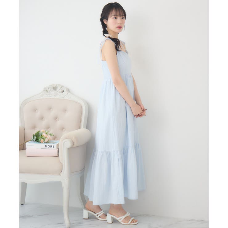 肩リボンレースキャミOP | RETRO GIRL | 詳細画像5 