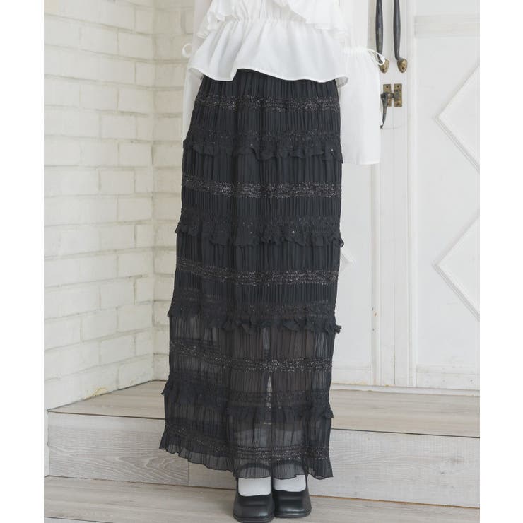 BLK1 | フリルIラインSK | RETRO GIRL