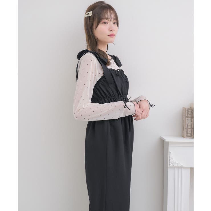 肩リボンサロペット | RETRO GIRL | 詳細画像24 