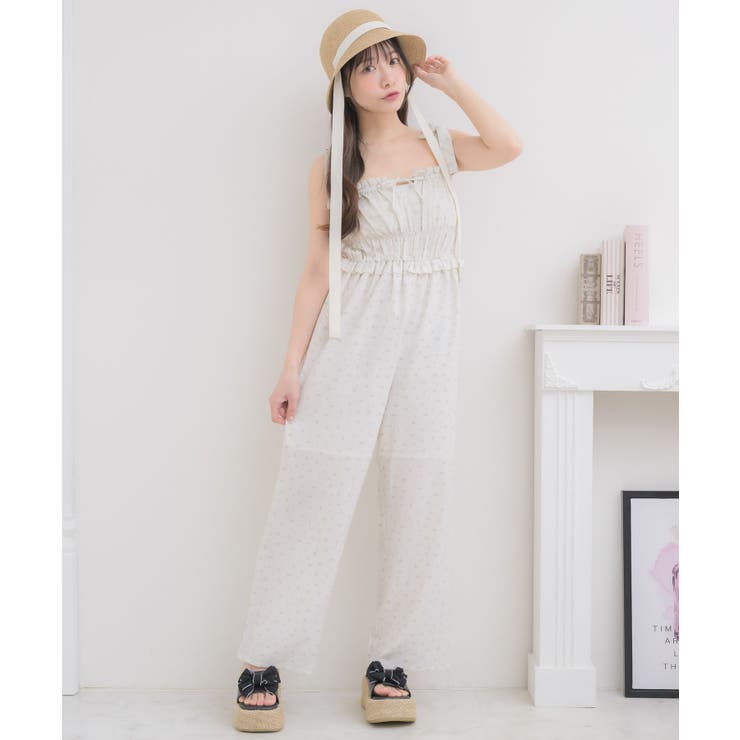 肩リボンサロペット | RETRO GIRL | 詳細画像3 