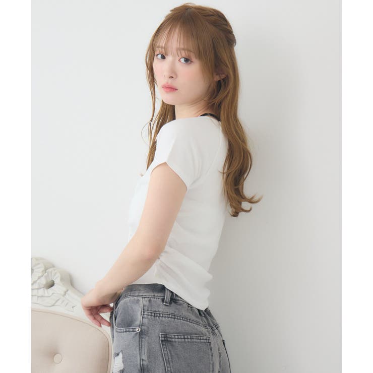 シャーリングドット釦CT | RETRO GIRL | 詳細画像19 