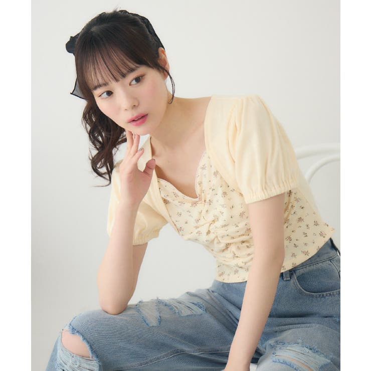 ボレロレイヤード風CT | RETRO GIRL | 詳細画像1 