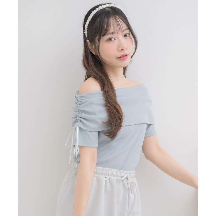 GRN0 | ドロストオフショルCT | RETRO GIRL