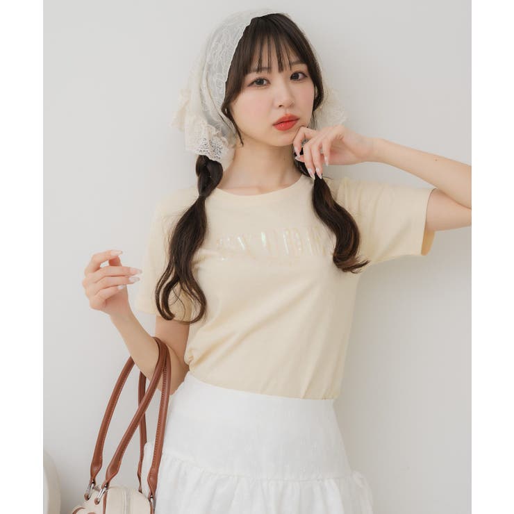 スパンコールロゴTEE | RETRO GIRL | 詳細画像7 