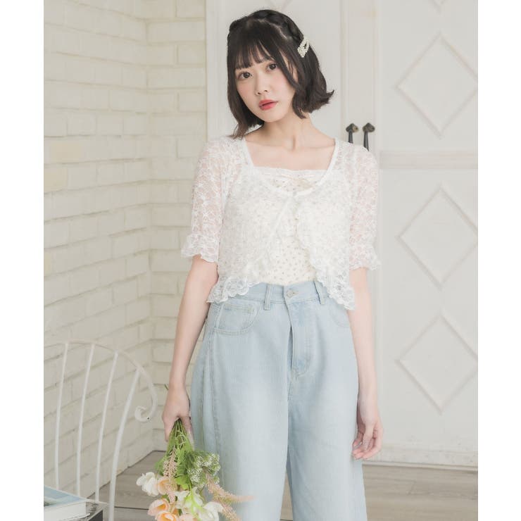RETRO GIRL｜ボレロ&テレコキャミOPセット | Rakuten Fashion