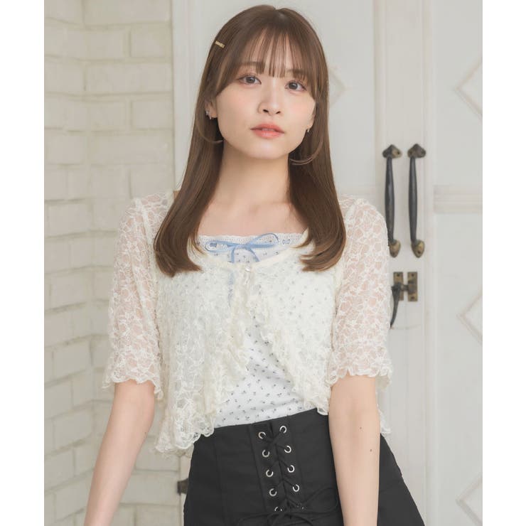 セットアイテム】レースボレロキャミSET[品番：RTGW0009149