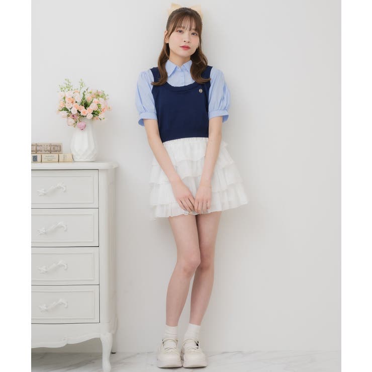 パフ袖ドッキングSH | RETRO GIRL | 詳細画像10 