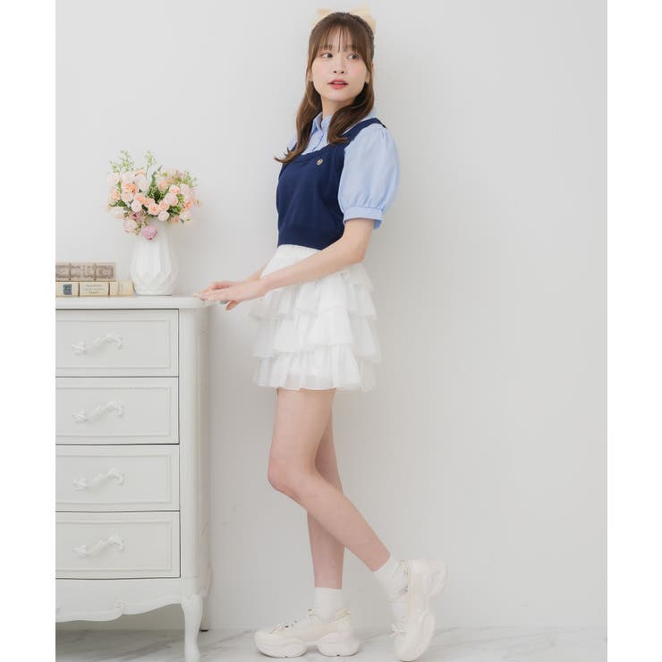 パフ袖ドッキングSH | RETRO GIRL | 詳細画像12 