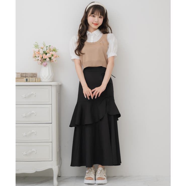 パフ袖ドッキングSH | RETRO GIRL | 詳細画像18 