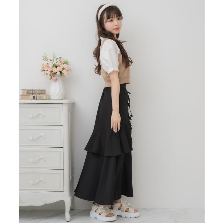 パフ袖ドッキングSH | RETRO GIRL | 詳細画像19 