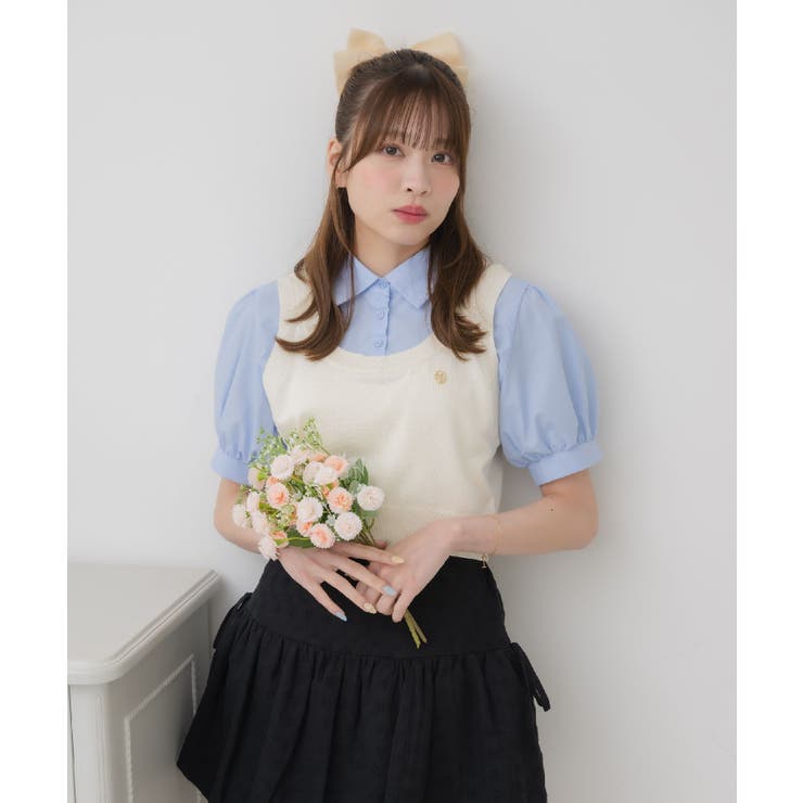 パフ袖ドッキングSH | RETRO GIRL | 詳細画像2 