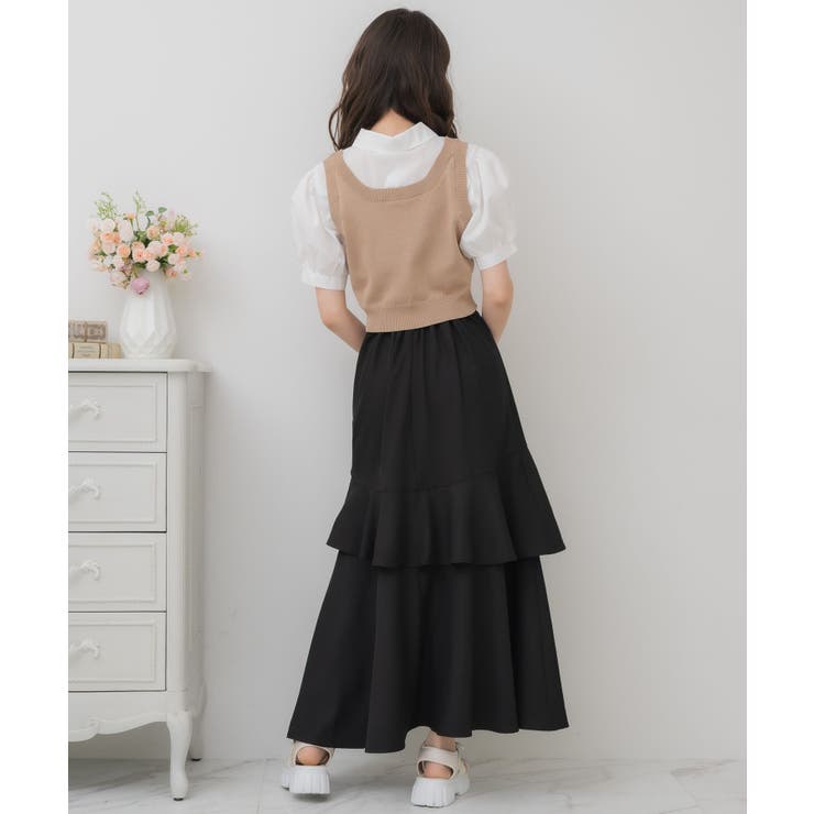 パフ袖ドッキングSH | RETRO GIRL | 詳細画像21 