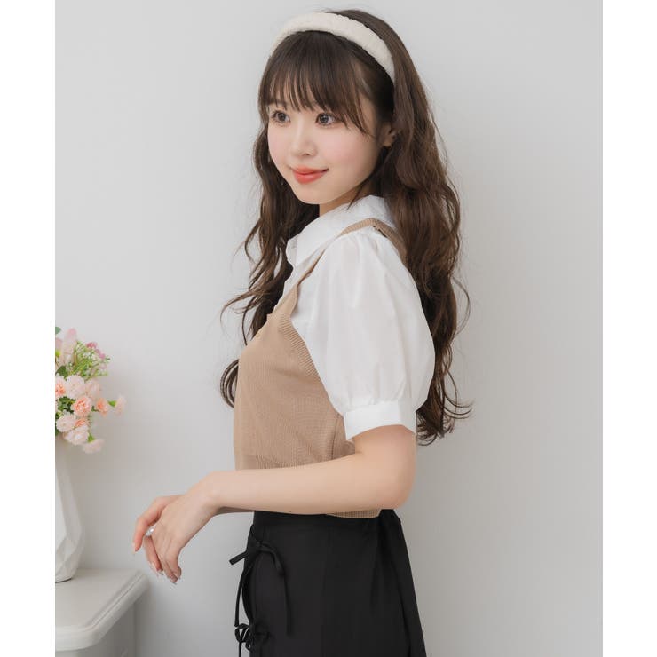 パフ袖ドッキングSH | RETRO GIRL | 詳細画像24 