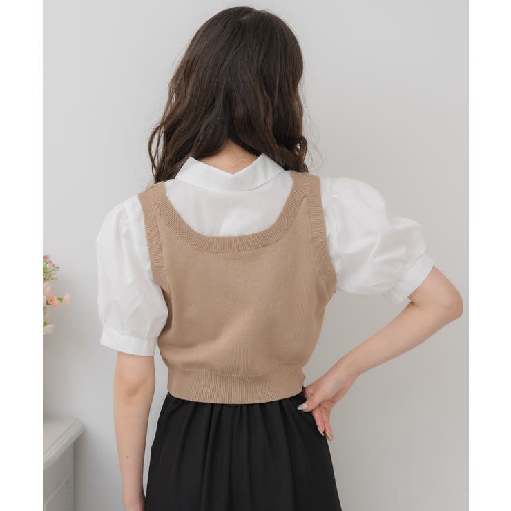 パフ袖ドッキングSH | RETRO GIRL | 詳細画像25 