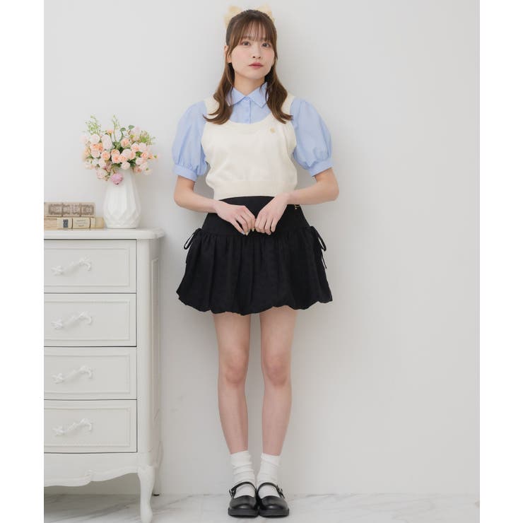 パフ袖ドッキングSH | RETRO GIRL | 詳細画像3 