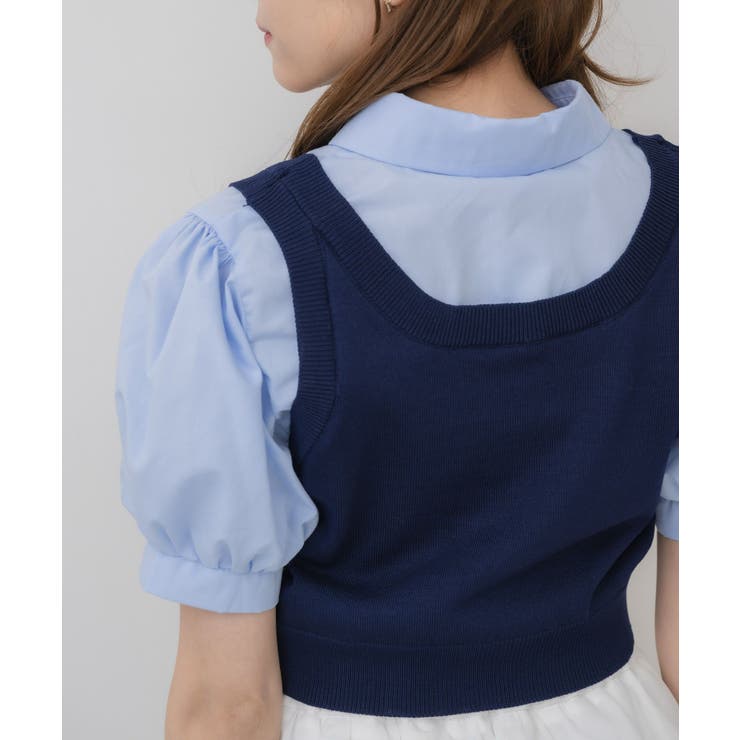 パフ袖ドッキングSH | RETRO GIRL | 詳細画像30 