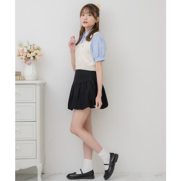 パフ袖ドッキングSH | RETRO GIRL | 詳細画像5 