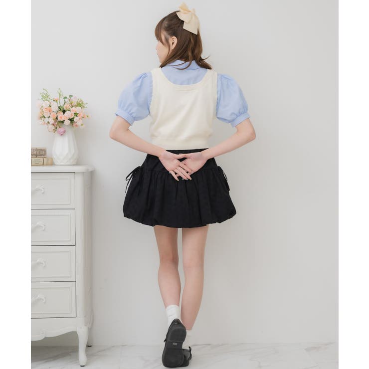 パフ袖ドッキングSH | RETRO GIRL | 詳細画像6 