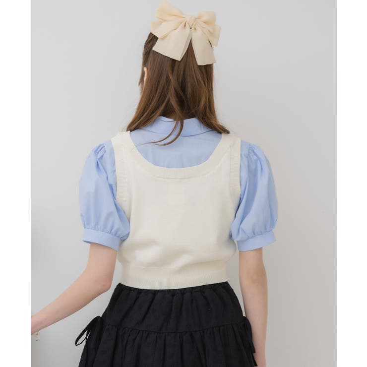 パフ袖ドッキングSH | RETRO GIRL | 詳細画像9 