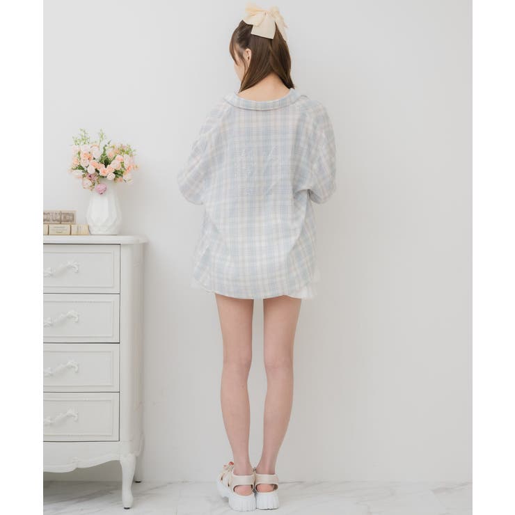 BラインストーンチェックSH | RETRO GIRL | 詳細画像13 