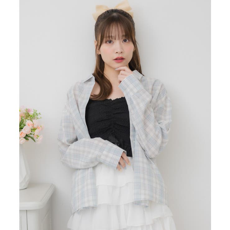 BラインストーンチェックSH | RETRO GIRL | 詳細画像14 