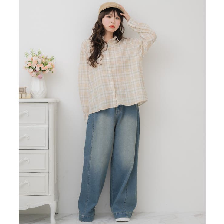 BラインストーンチェックSH | RETRO GIRL | 詳細画像2 