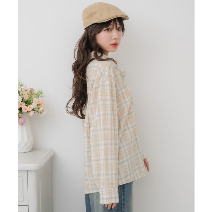 BラインストーンチェックSH | RETRO GIRL | 詳細画像7 