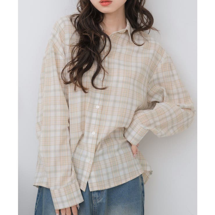 C/GRN | BラインストーンチェックSH | RETRO GIRL