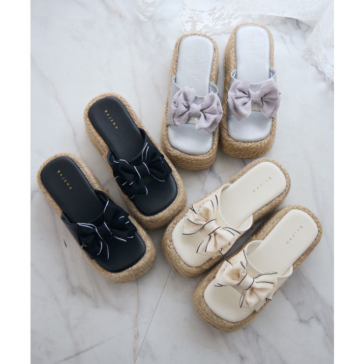 リボンジュートサンダル | RETRO GIRL | 詳細画像2 