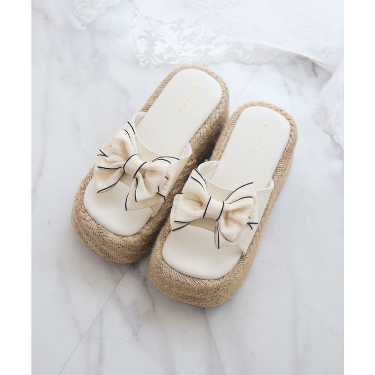 リボンジュートサンダル | RETRO GIRL | 詳細画像9 