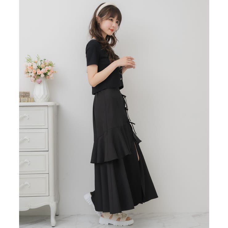 vintage ガーゼ　トップス　フリル レース付きフリルカーデ|ems excite | RETRO GIRL ONLINE STORE