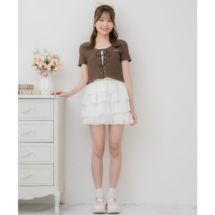 レースアッププレート付きCT | RETRO GIRL | 詳細画像28 