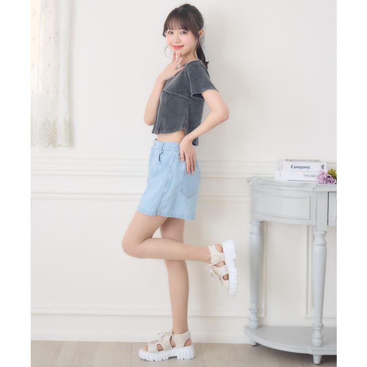 プレート付きショートテレコCT | RETRO GIRL | 詳細画像12 